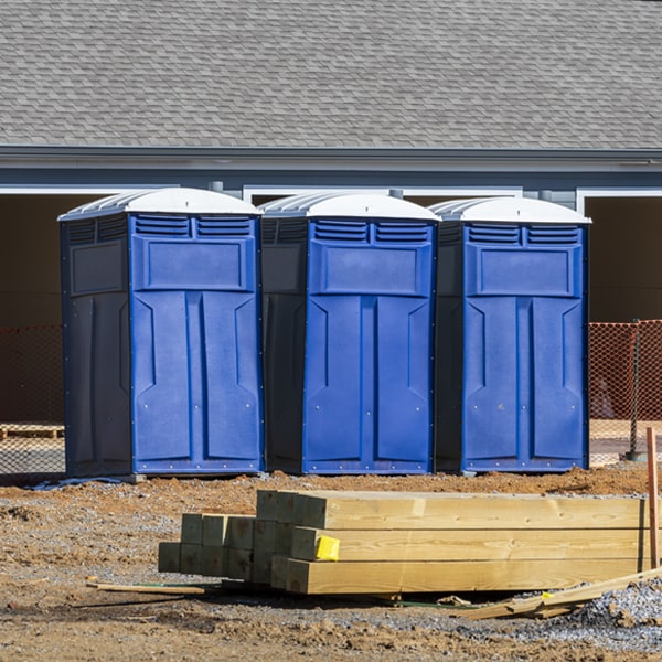 is there a specific order in which to place multiple porta potties in Wendel